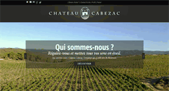 Desktop Screenshot of chateaucabezac.com